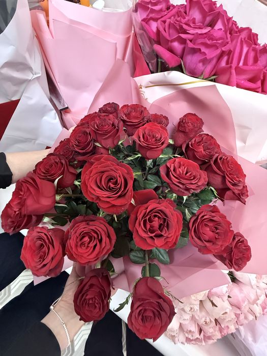 Цветы розы свежие