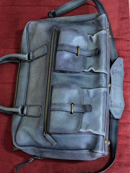 Vand geanta,Firma WHY Denis,din piele naturala pt Leptop