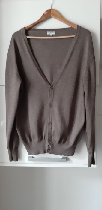 Pulover /cardigan casmir si matase barbati,fin,superb L