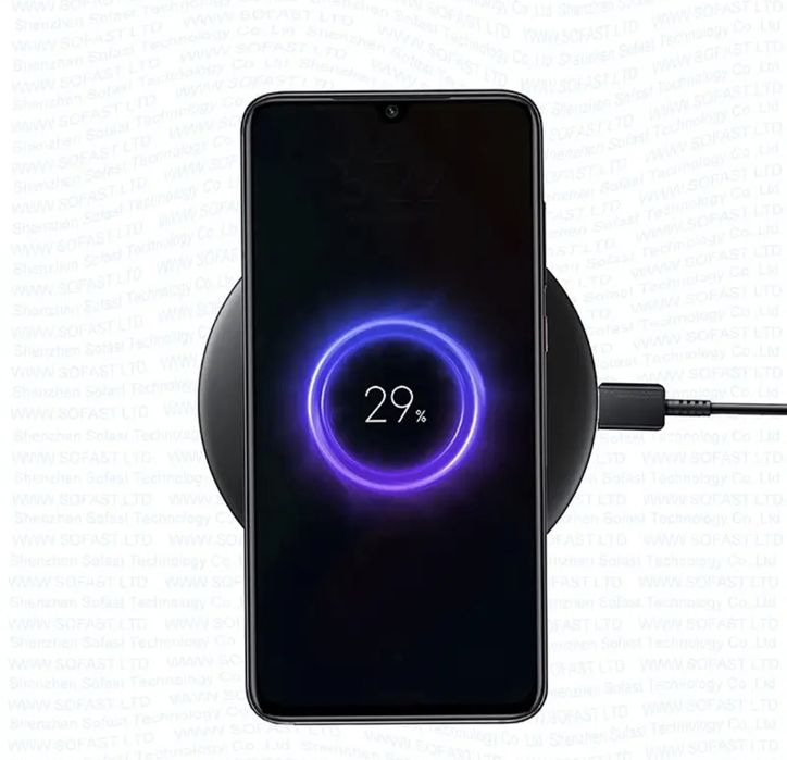 Быстрое беспроводное зарядное устройство Qi зарядная