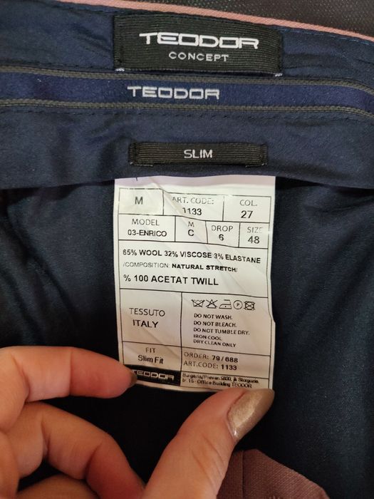 Костюм Teodor + папионка+кърпичка за сако