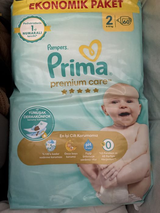 Памперси размер 2ка и 3ка