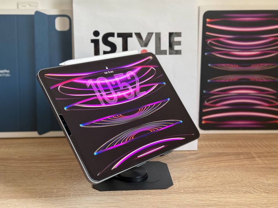 iPad Pro 11 inch M2 GEN 4 stare impecabilă Space Grey - 128 GB Wi-Fi achiziție ISTYLE + Apple Pencil Gen 2 și Husă Apple Smart Cover