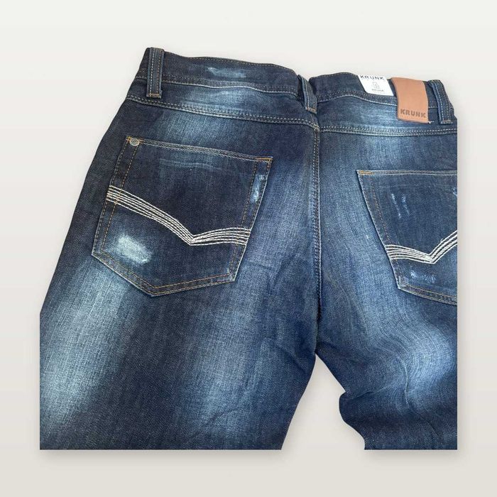 Krunk багги дънки washed distressed M – нови