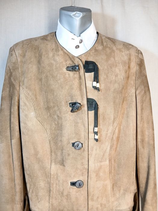 Sacou bavarez femei Nr 56/58, blazer Tracht barbati Oktoberfest, haina piele