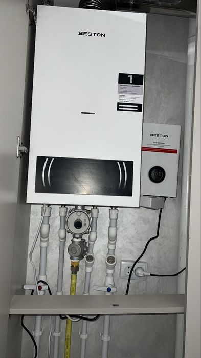 новый газовый котел Beston GBBE-C16MW 16 кВт (двухконтурный).