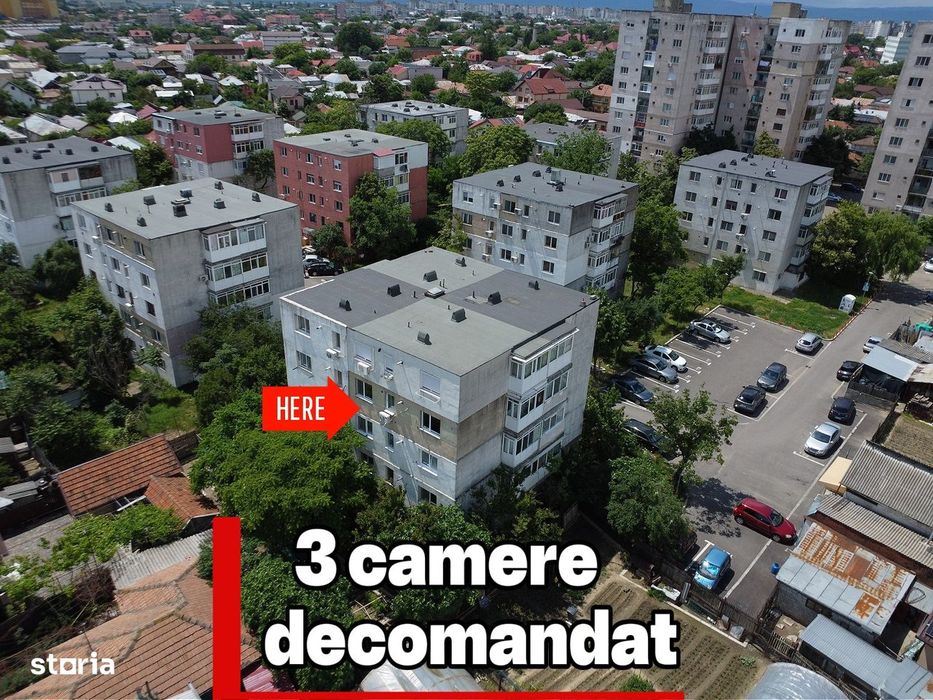 Comision 0!  Apartament 3 camere decomandat | Etaj 3/4 | Micro 5