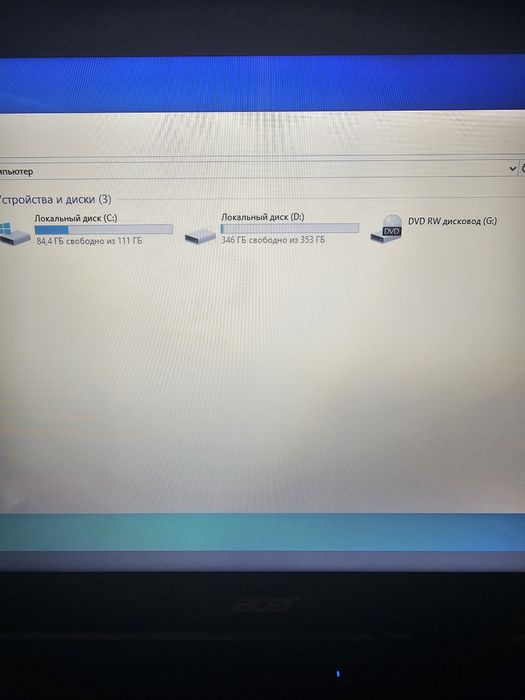 ноутбук acer рабочий