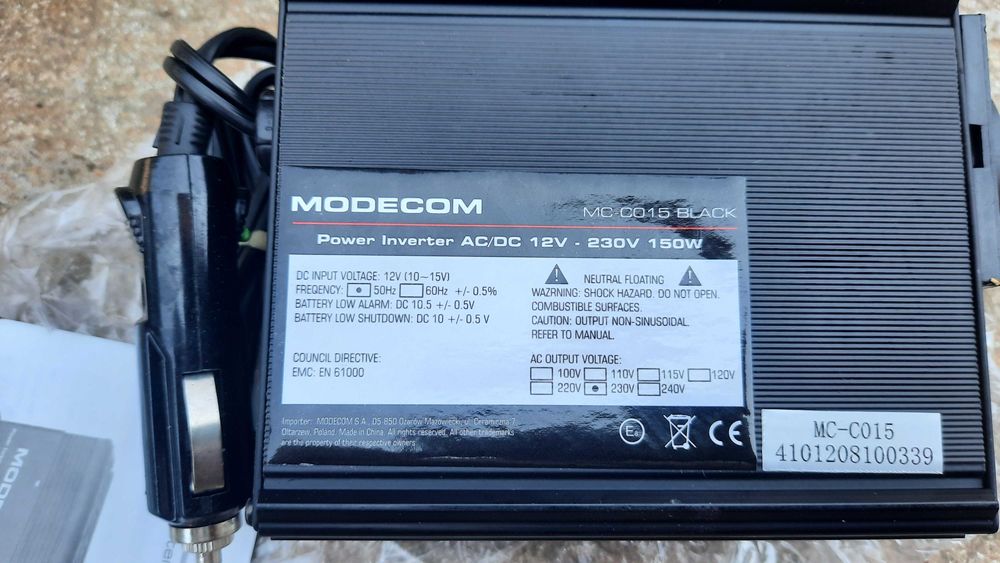 Инвертор MODECOM MC-CO15; TBE 2000 W