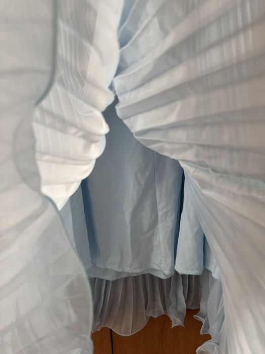 Синя официална рокля