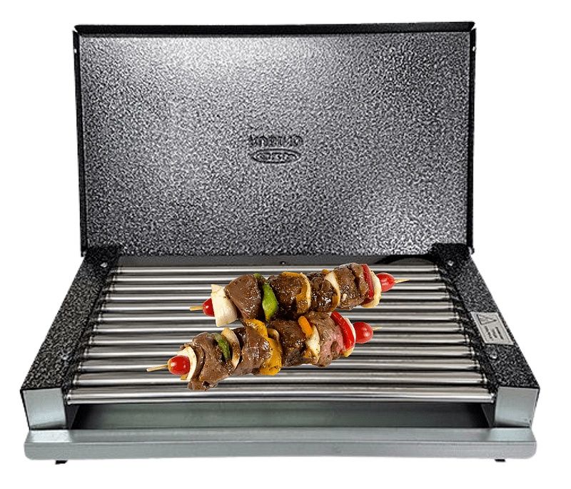 Нова електрическа скара с капак Рубино 1600W