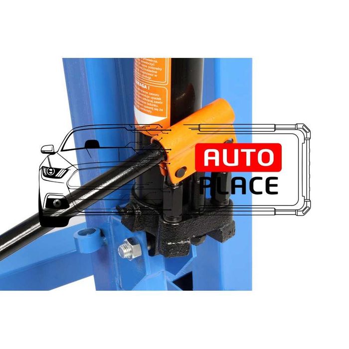 Хидравличен сгъваем кран за двигатели тип Жираф 2 тона САТА