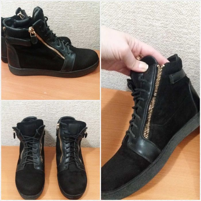 Ботинки кожаные осении