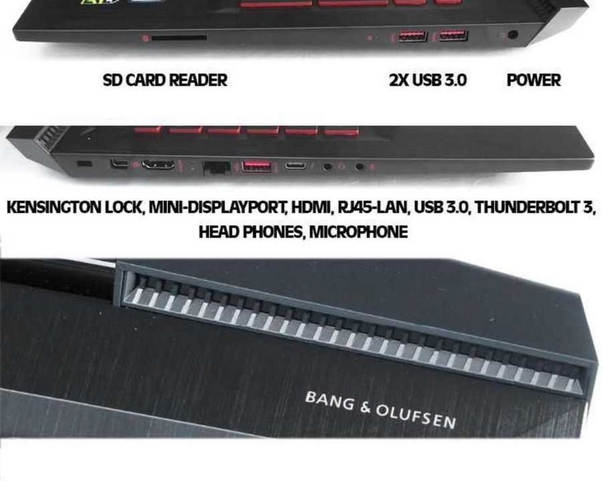 Laptop Hp OMEN~Diagonala 17,3~Bang&Olufsen~Procesor i5~ Memorie 1 TB