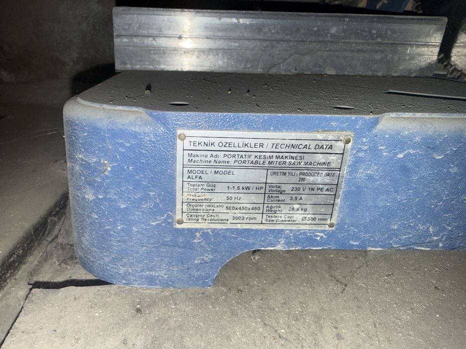 Продается торцовочная пила Ozcelik Alfa — отличное состояние