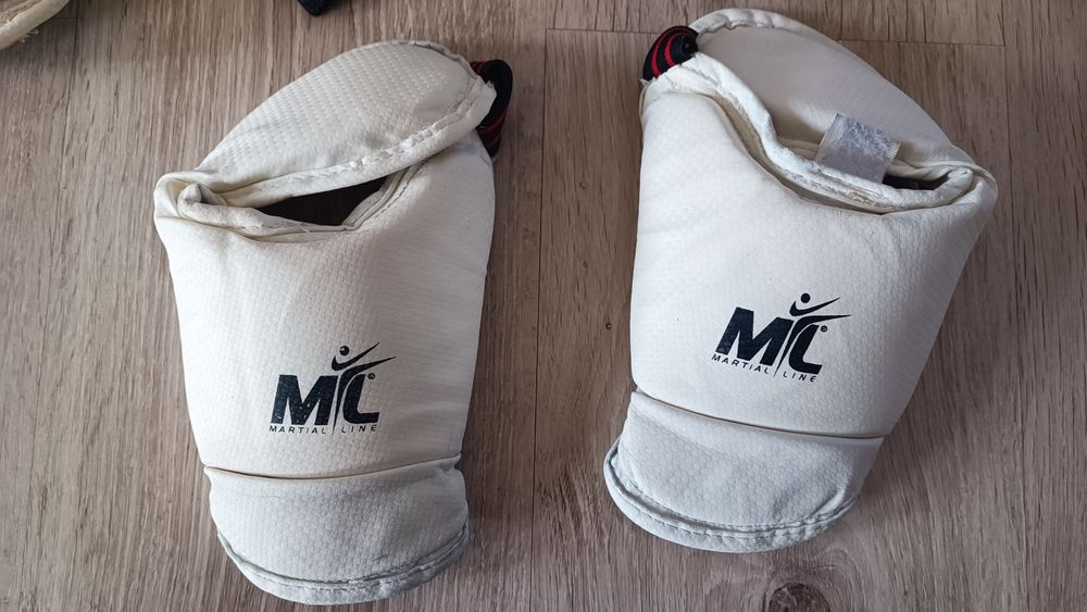 Set protectie Taekwondo, manusi si protectii picioare - copil marime S