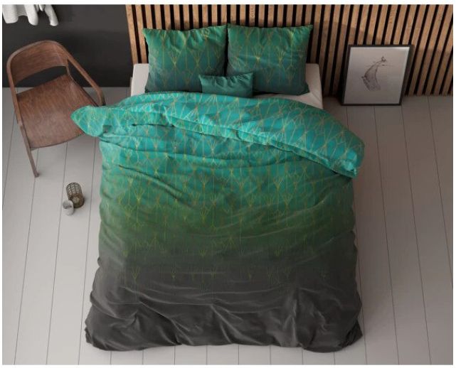 Lenjerie de pat Elegance, 200 x 220 cm, Bumbac, 2 Fete de Perna,