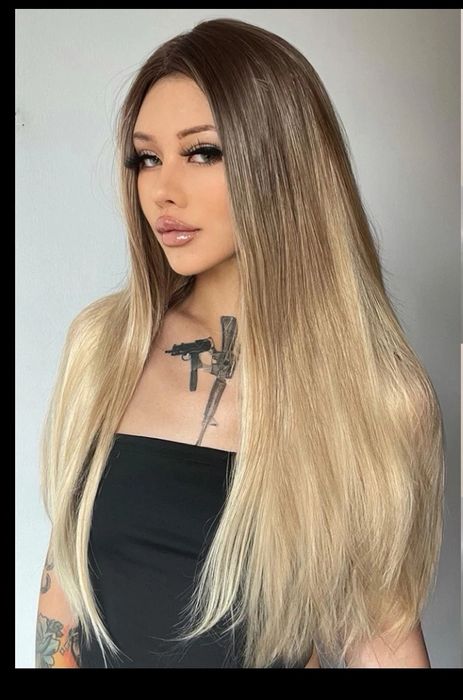 Peruci lungi drepte, diverse culori, NOI, de la 60  cm, peruca ieftina