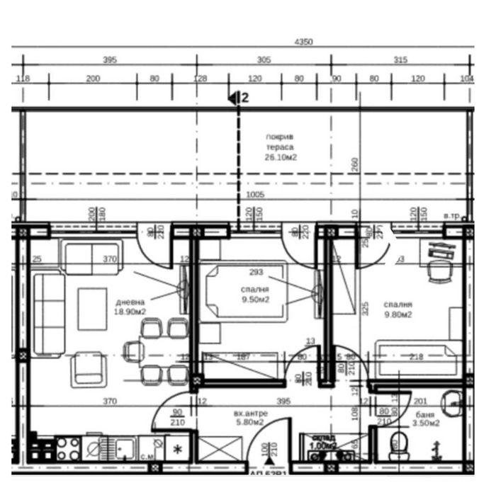Тристаен апартамент - НОВА СГРАДА | Южен | ПРЕД АКТ 16