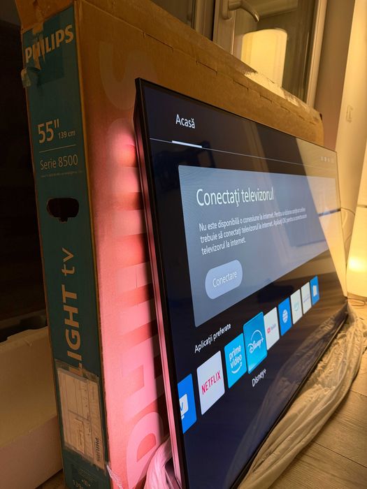 Philips 55PUS8510/12 Smart TV QLED 4K Ambilight 139cm Aproape Nou
