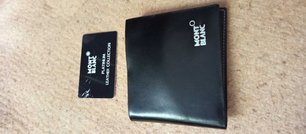 Портмоне Мъжко MONT BLANC оригинално без забележки