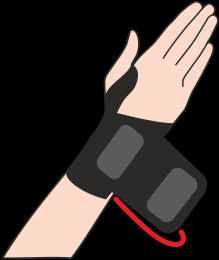 Бандаж из неопрена для фиксации лучезапястного сустава