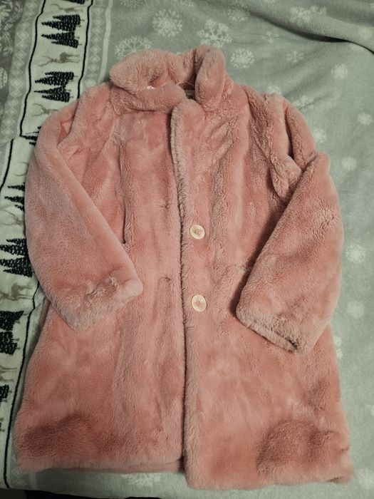 Бебешко розово палто