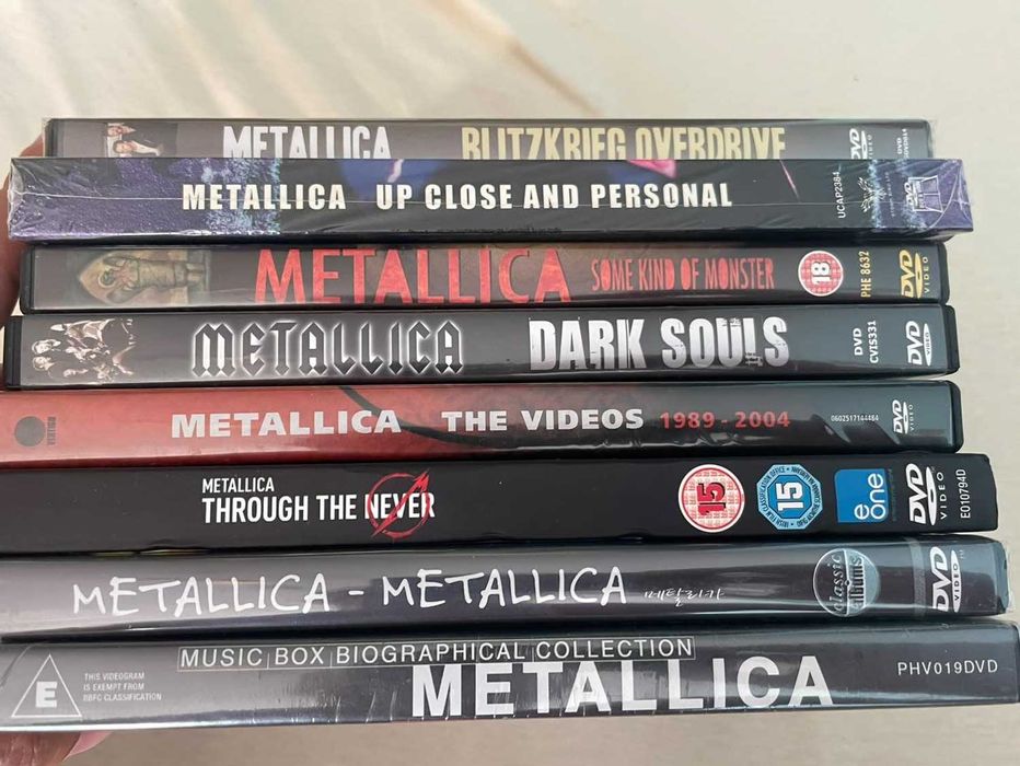 Colectie 8 DVD -uri METALLICA