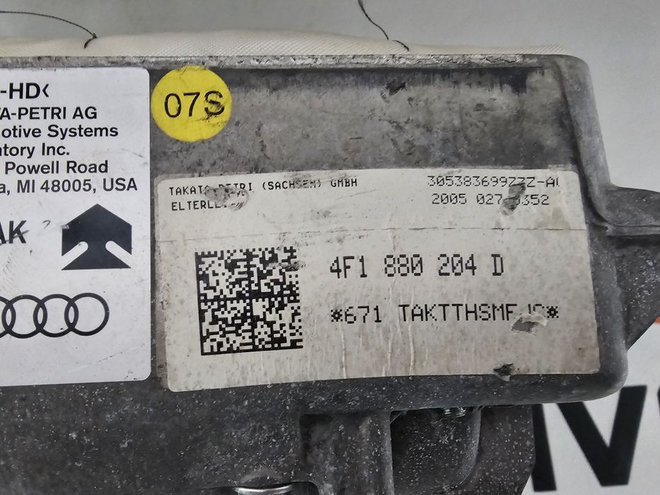 Airbag pasager Audi A6 4F dupa 2005 cod 4F1880204D/F