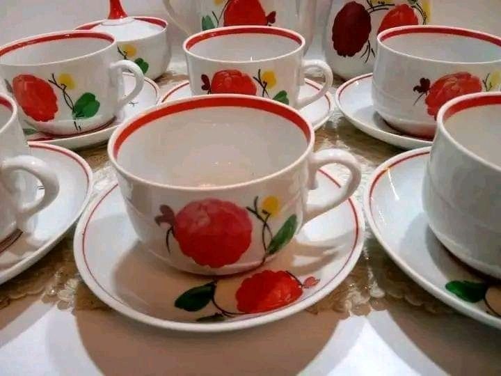 Руски порцелан. Сервиз за чай.