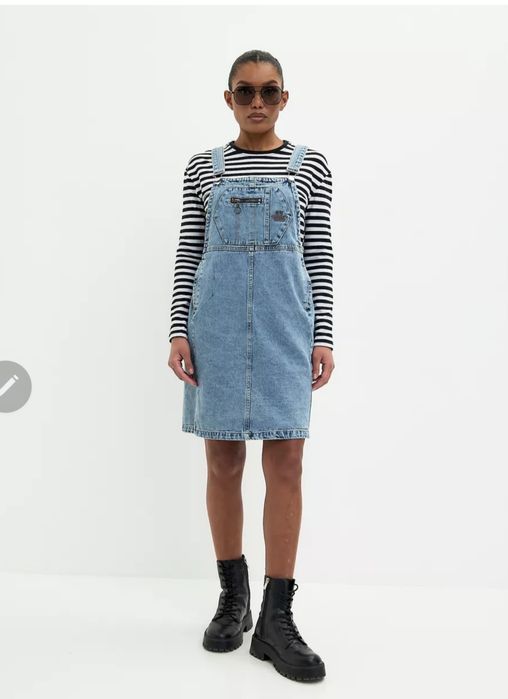 Сарафан джинсовый, демисезонный.