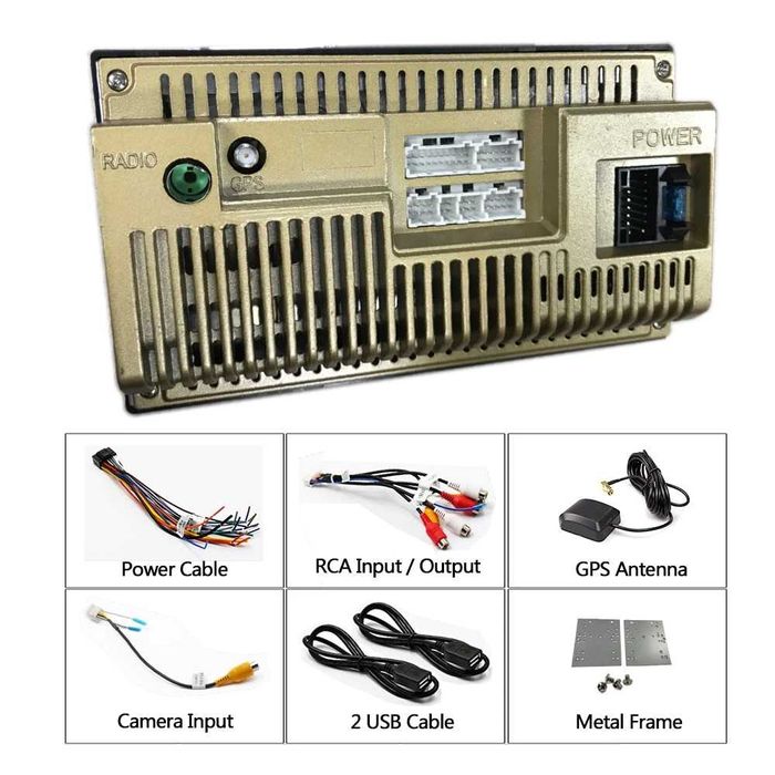 Универсална мултимедия за кола с GPS и Android