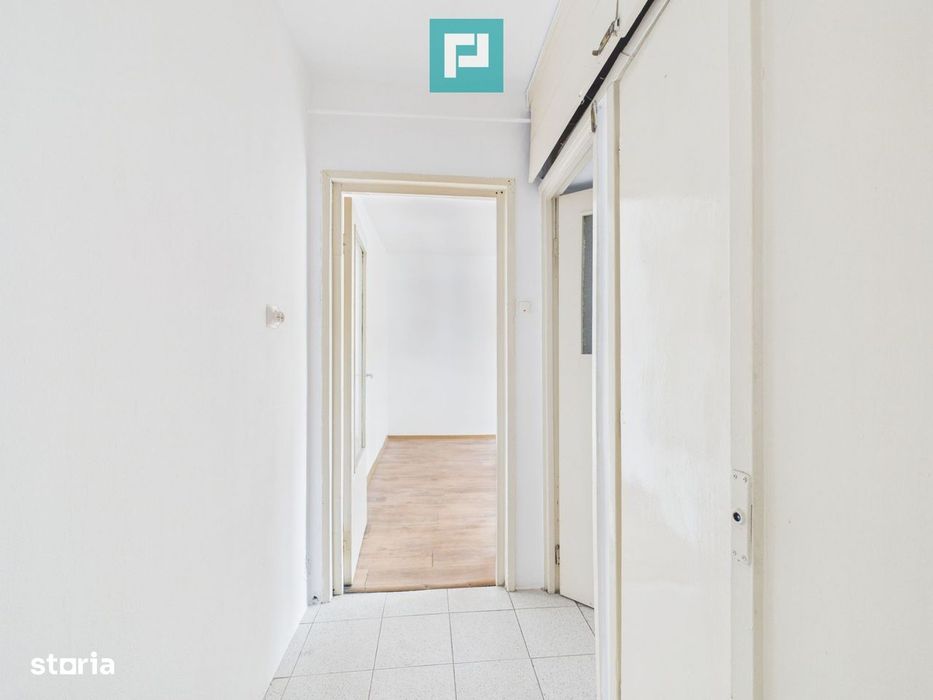 Apartament cu 2 camere, 39 mp, semicentral