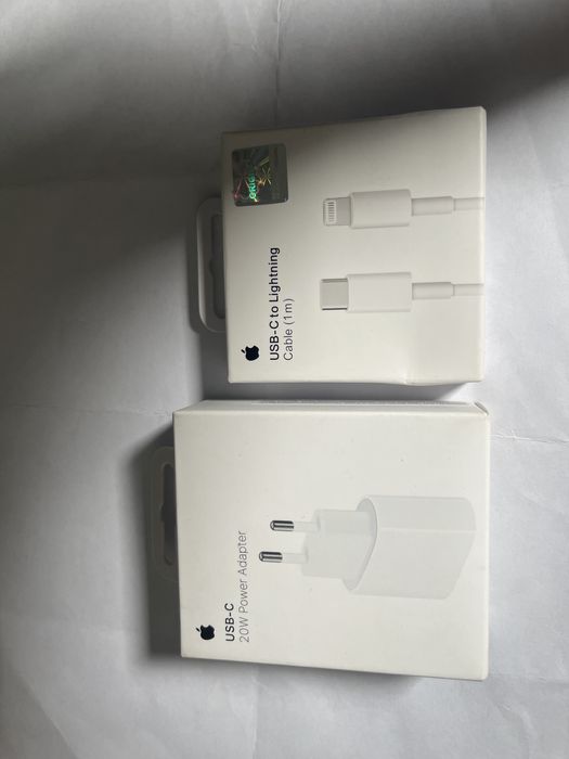 Оригинал айфон зарядка адаптер + usb