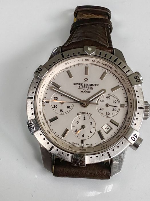 Ceas Revue Thommen Airspeed Automatic Chronograph 41 mm Funcționează e