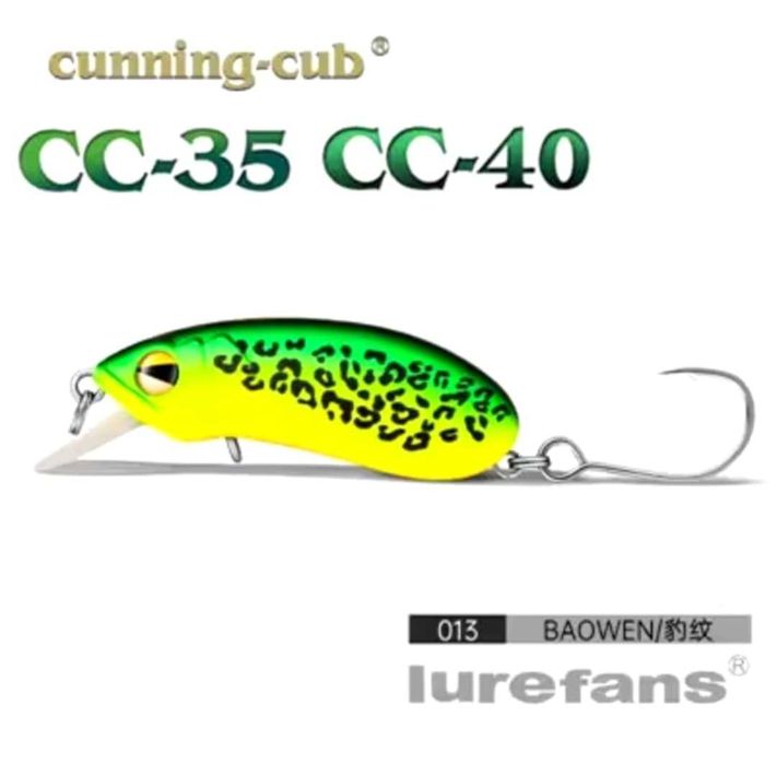 Воблери Lurefans CC35,  3.5sm 3gr за кефал, распер, бас и пъстърва