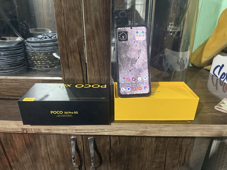 Poco x 6 pro 5G  512 GB коробка документ зарятник комплект радной чехо