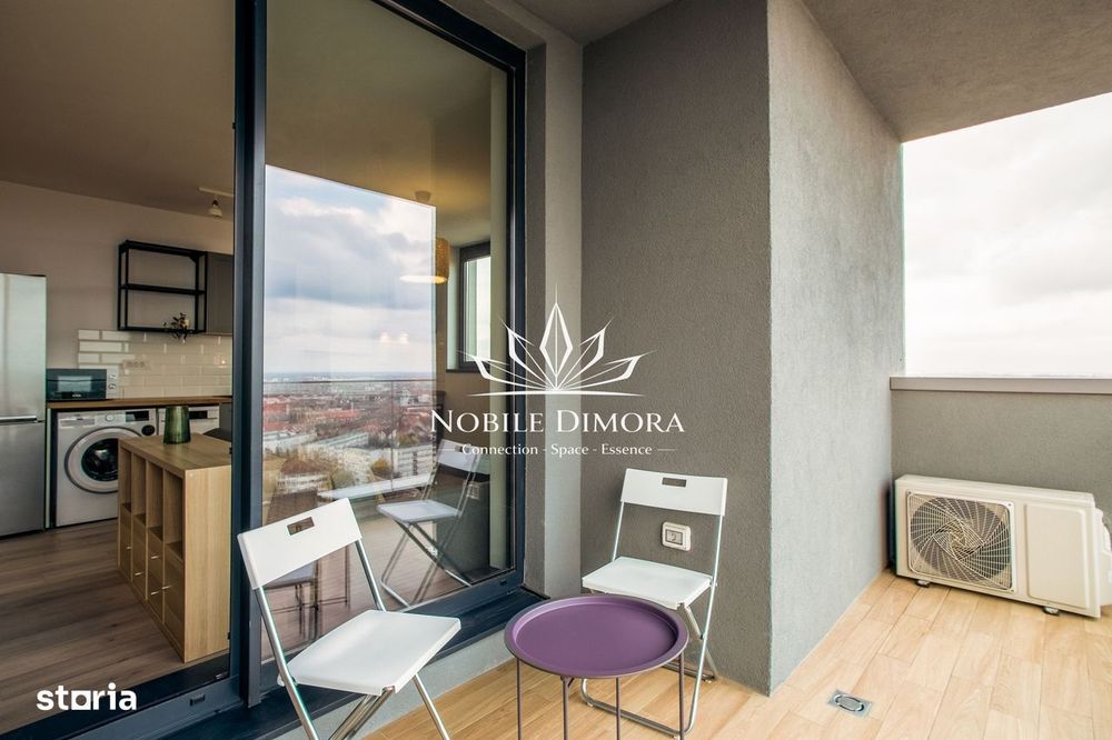 ISHO - Apartament pet friendly cu 2 camere, vedere panoramica Et.18