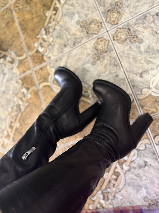 Кожаные турецкие сапоги