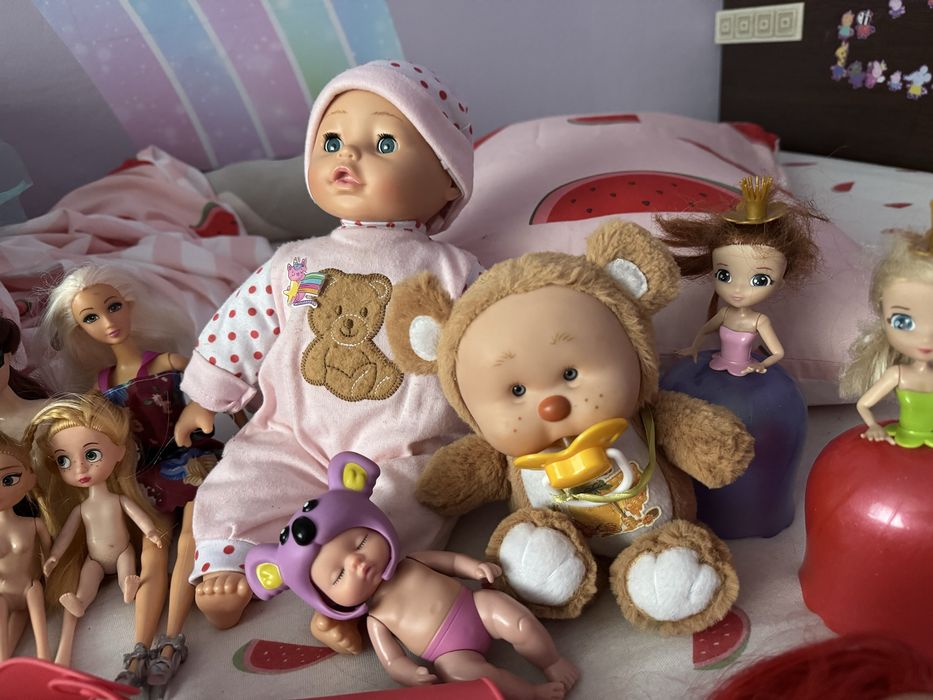 Играчки, барби, говорещо бебе, Бинго , куклен пеатър