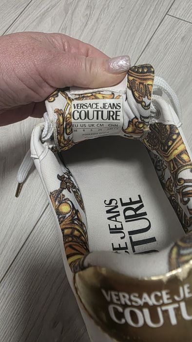 Sneakers Versace JC cu auriu