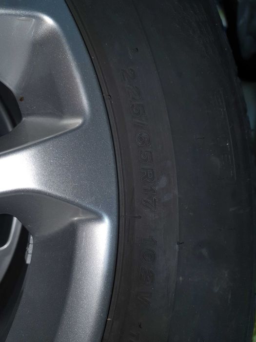 Vind 4 roti complete NOI originale ford kuga 3  cauciucuri de vara 225/65/17