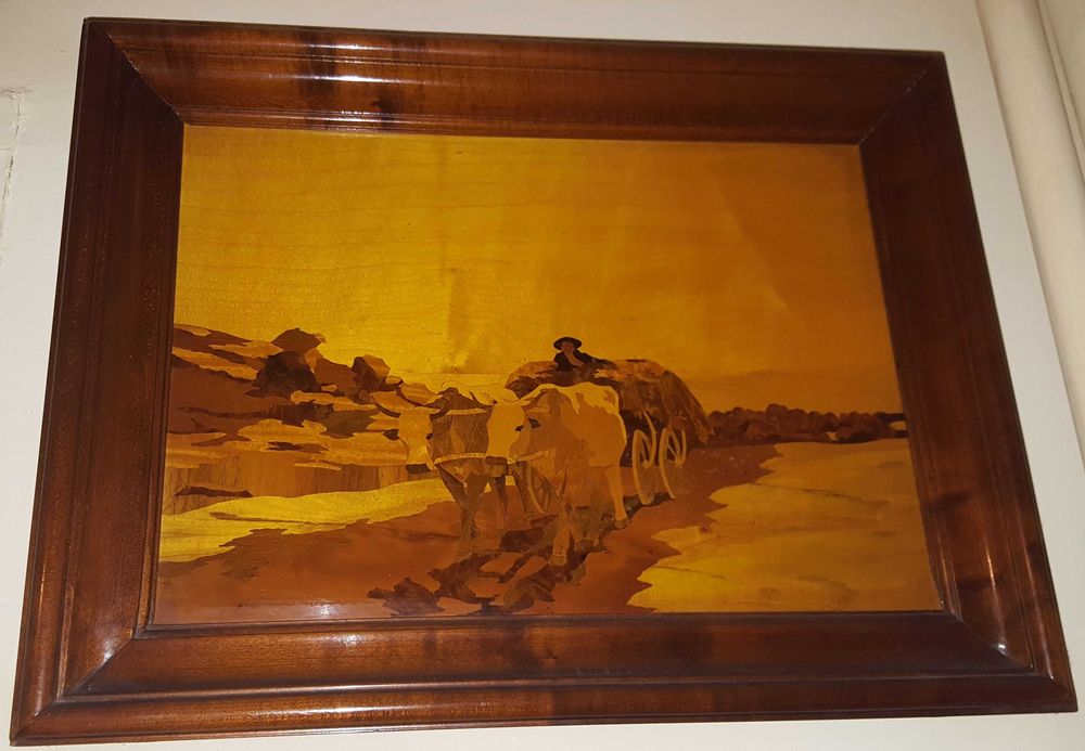 Picturi pe lemn de tip intarsia