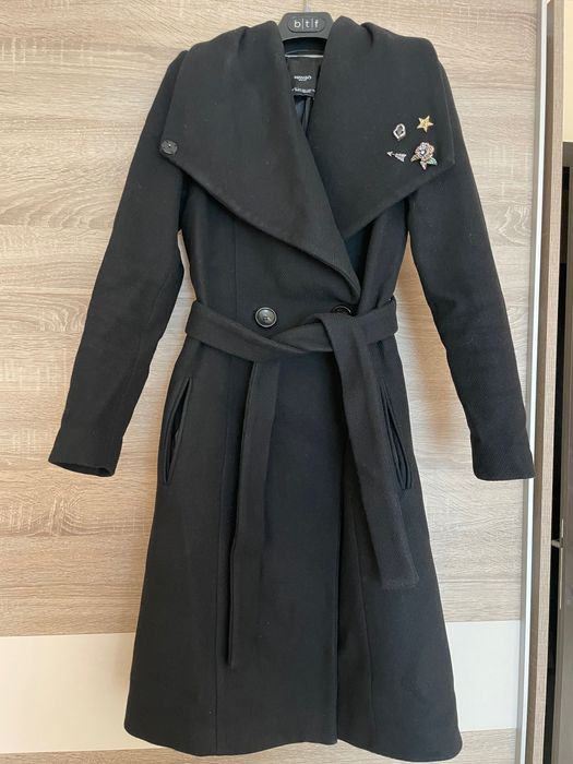 Вълнено палто Mango, XS