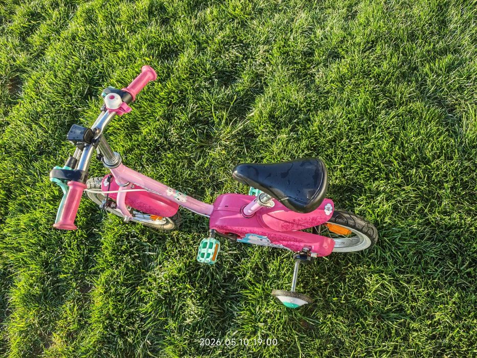 Bicicletă 14" 3-5 ani 500 Unicorn - BTWIN ca NOU