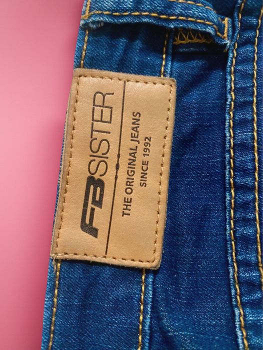 Blugi skinny albastru închis FB Sister - model clasic