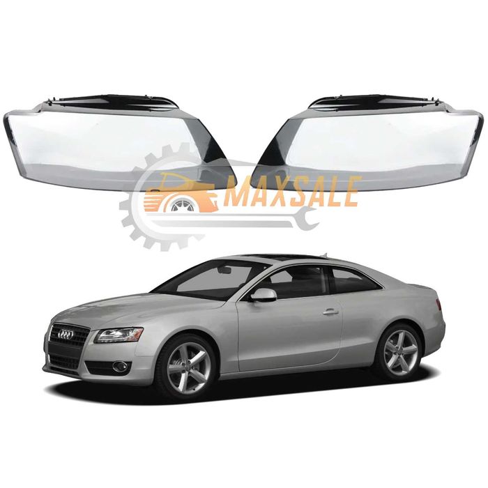 Капаци фарове Audi A5 8T/8F (09-11) фар ауди а5 8т 8ф комплект стъкло