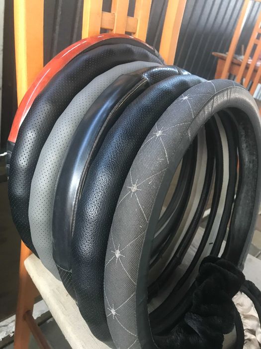 Ручки КПП, чехол для руля, сетка в багажник.