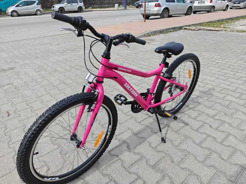 CROSS Велосипед 24" Ultra GRAVITA ново розово