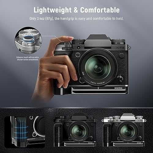 Нова метална L-пластина със силиконова ръкохватка за фотоапарат Fujifilm камера